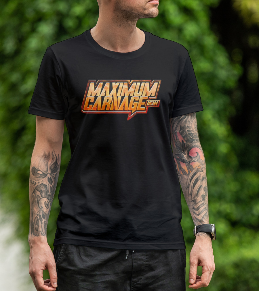 AEW Maximum Carnage 2026 Event Wrestling Promotion T-Shirt