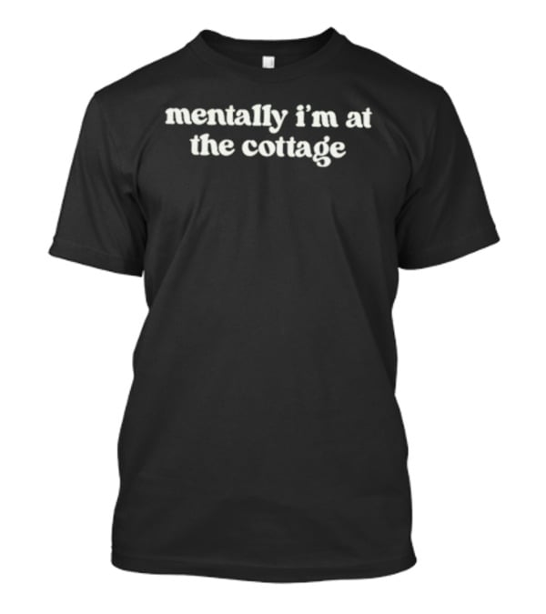 Bookish Hockey Romance Mentally I'm At The Cottage Cozy Swea T-Shirt
