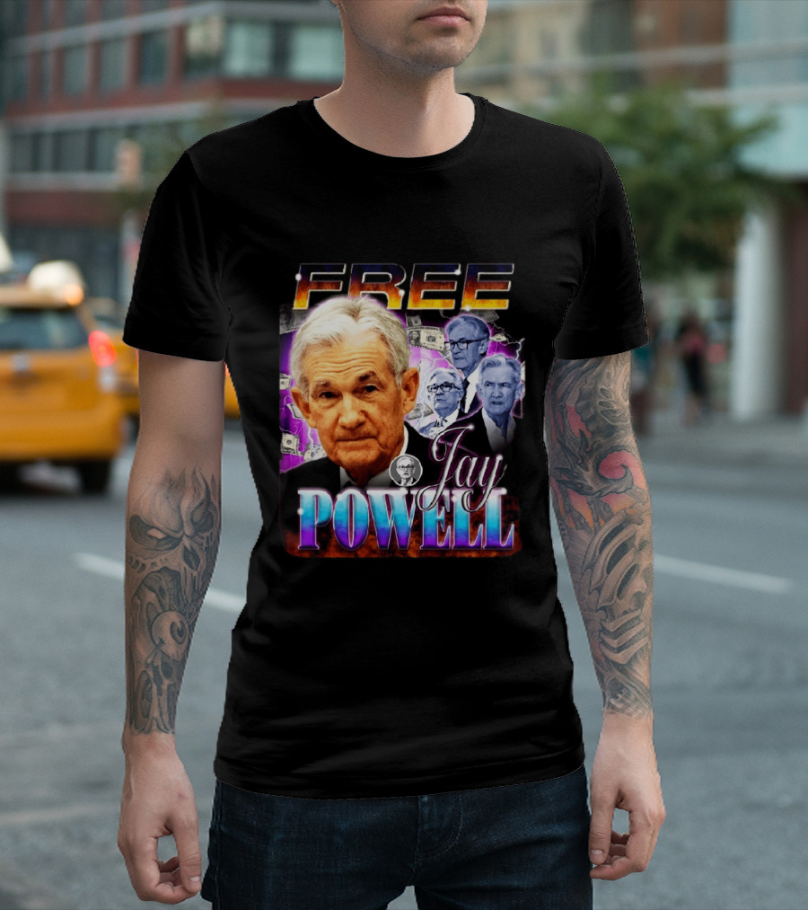 Free Jay Powell Jerome Powell Money T-Shirt
