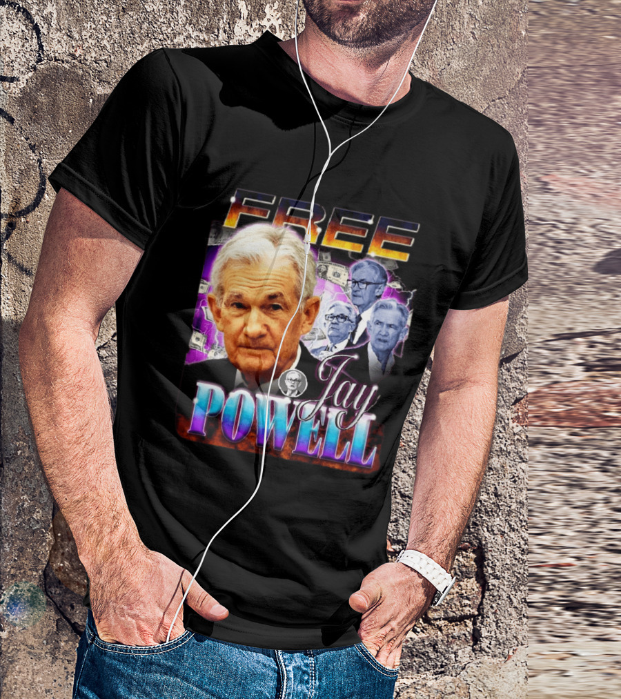 Free Jay Powell Jerome Powell Money T-Shirt