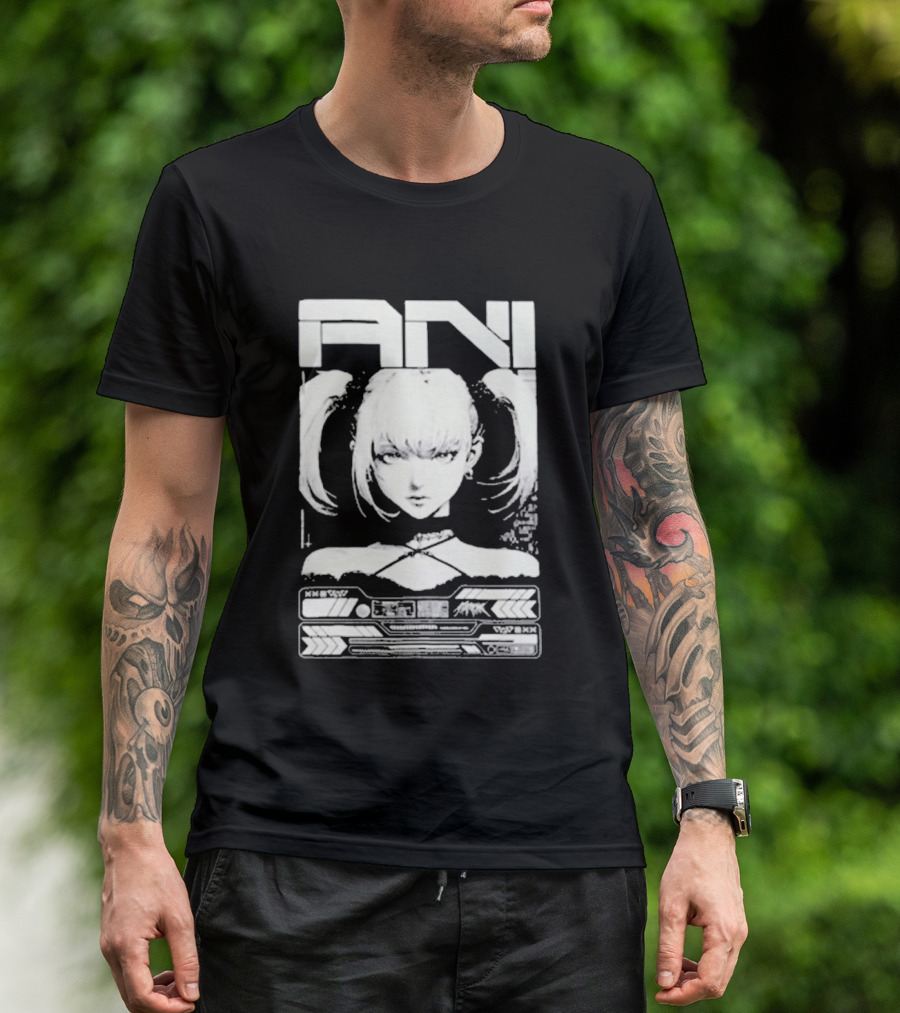 XAI ANI Dark Manga Futuristic Anime Aesthetic T-Shirt