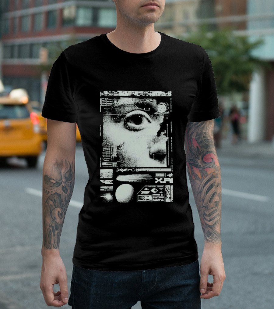 XAI Human Connection Artificial Intelligence Neural Networks Vision Diagram T-Shirt