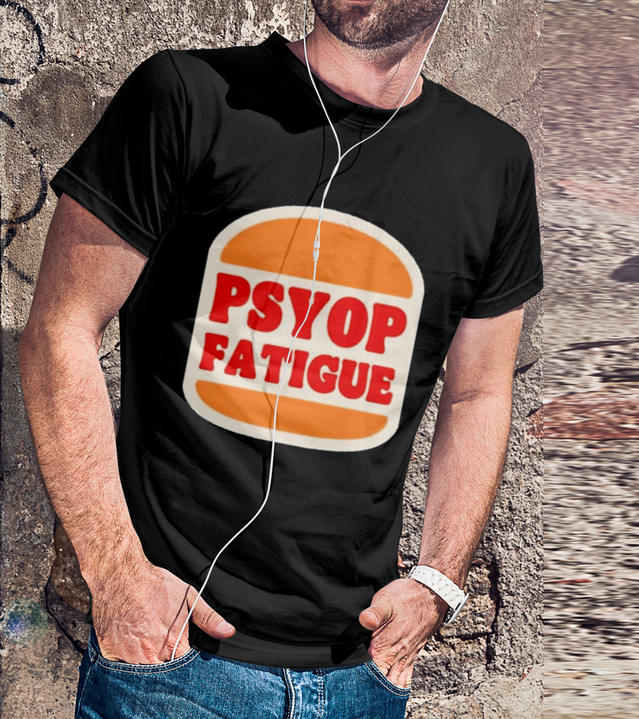 Psyop Fatigue Burger Parody Spirituallock T-Shirt