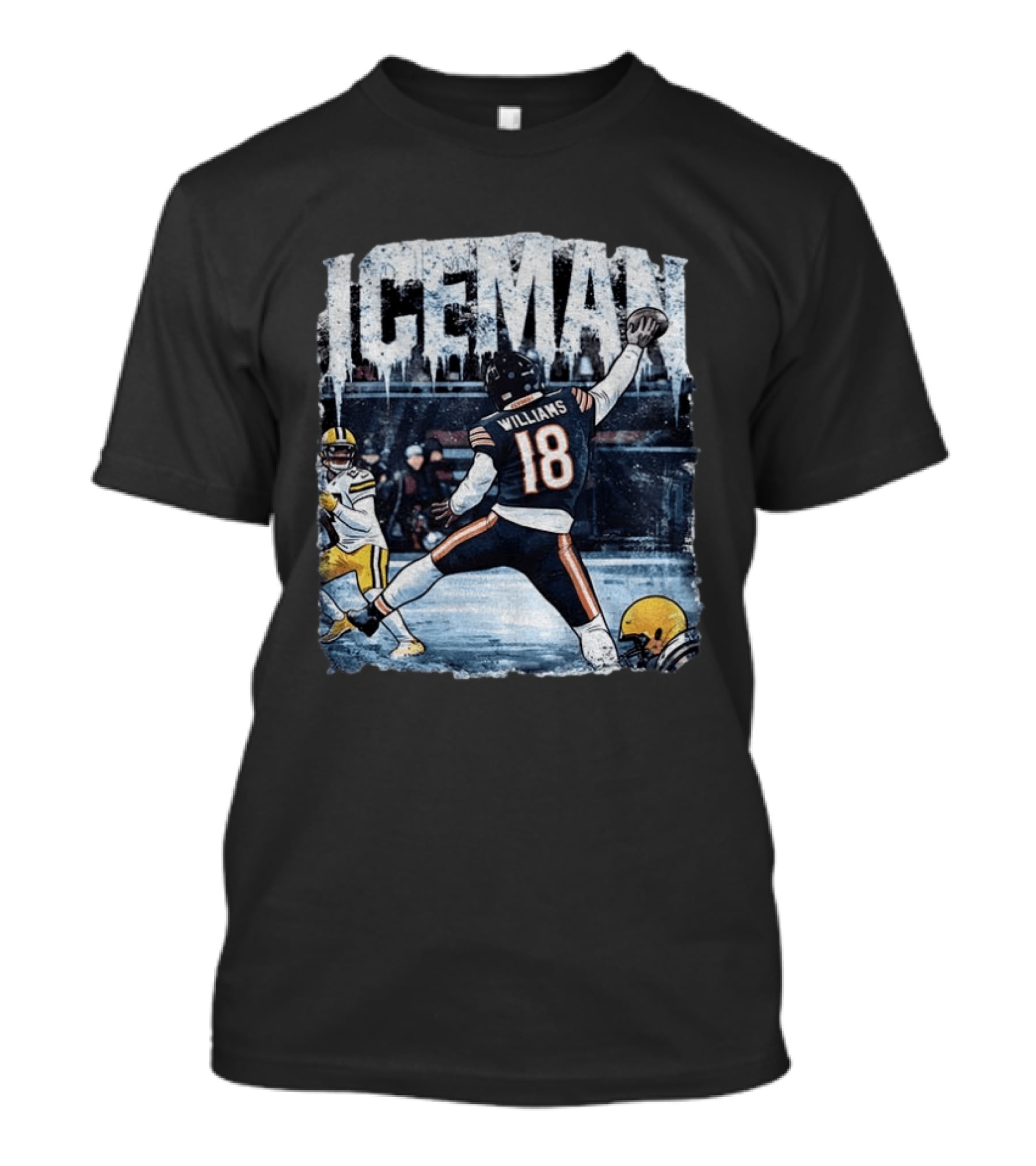 Caleb Williams Iceman Chicago Bears Football Tailgate Game Day Quarterback Action T-Shirt