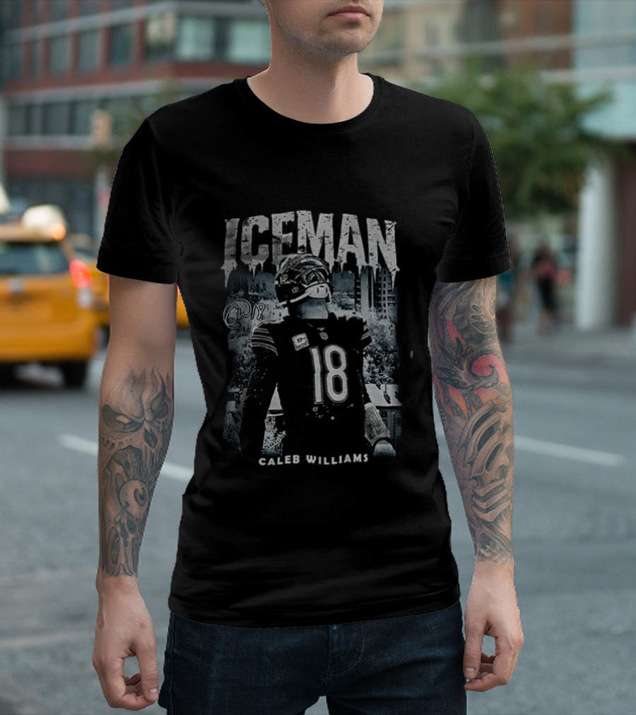 Caleb Williams Iceman Chicago Bears Football Game Day Fan Favorite T-Shirt