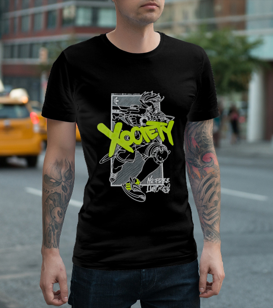 Xociety No Free Lunch Streetwear Fashion T-Shirt