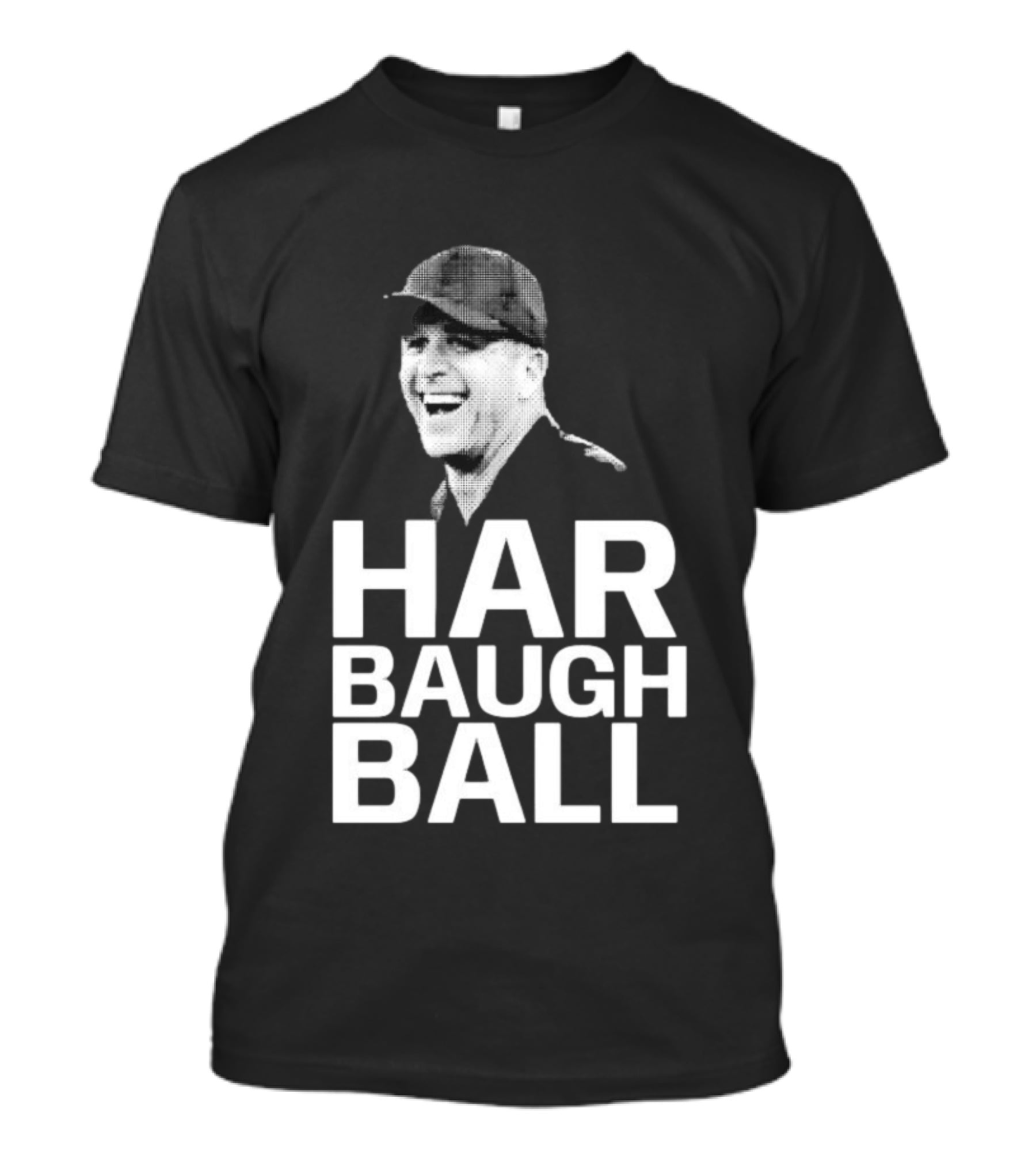 Jim Harbaugh Ball New York Giants Coach T-Shirt