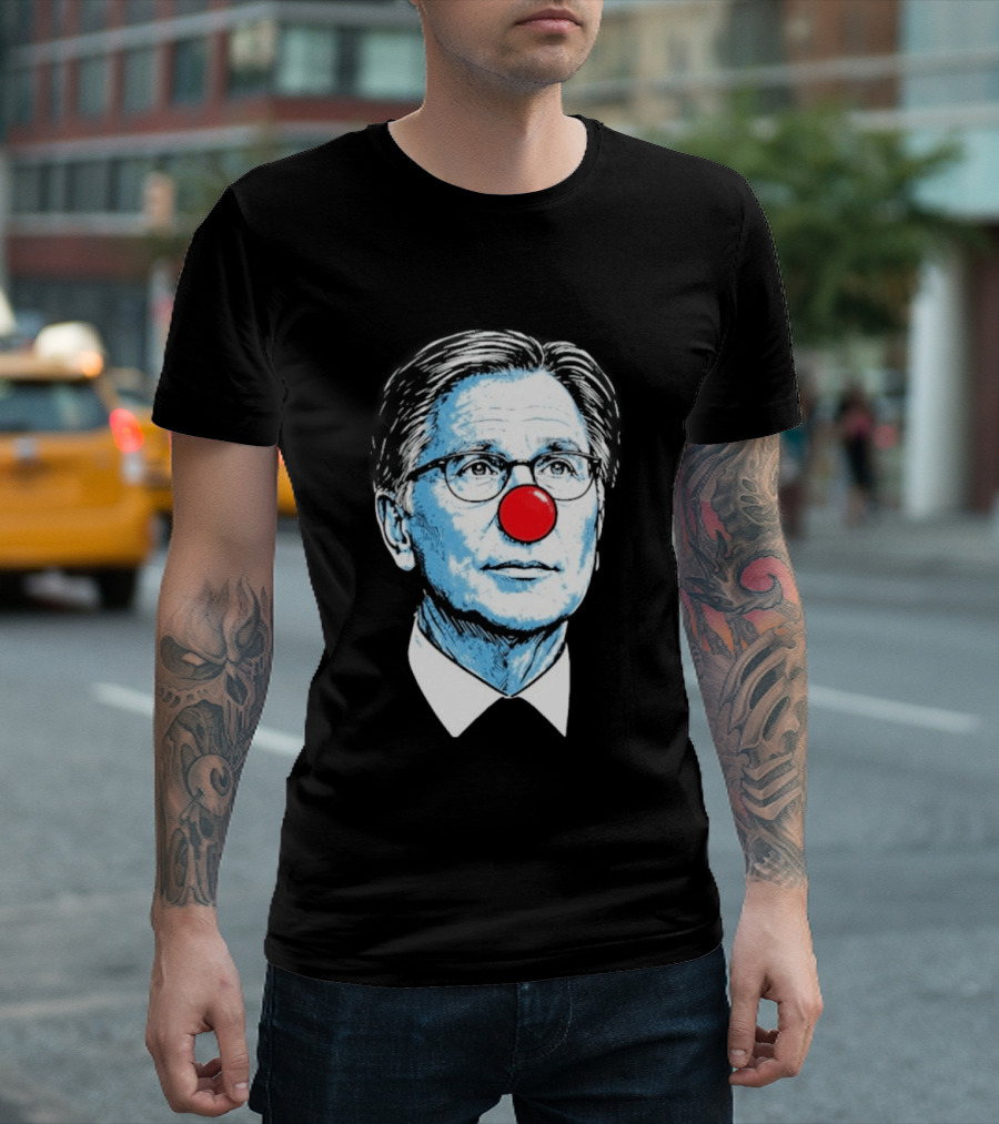 Craig Breslow Clown Portrait Red Nose T-Shirt