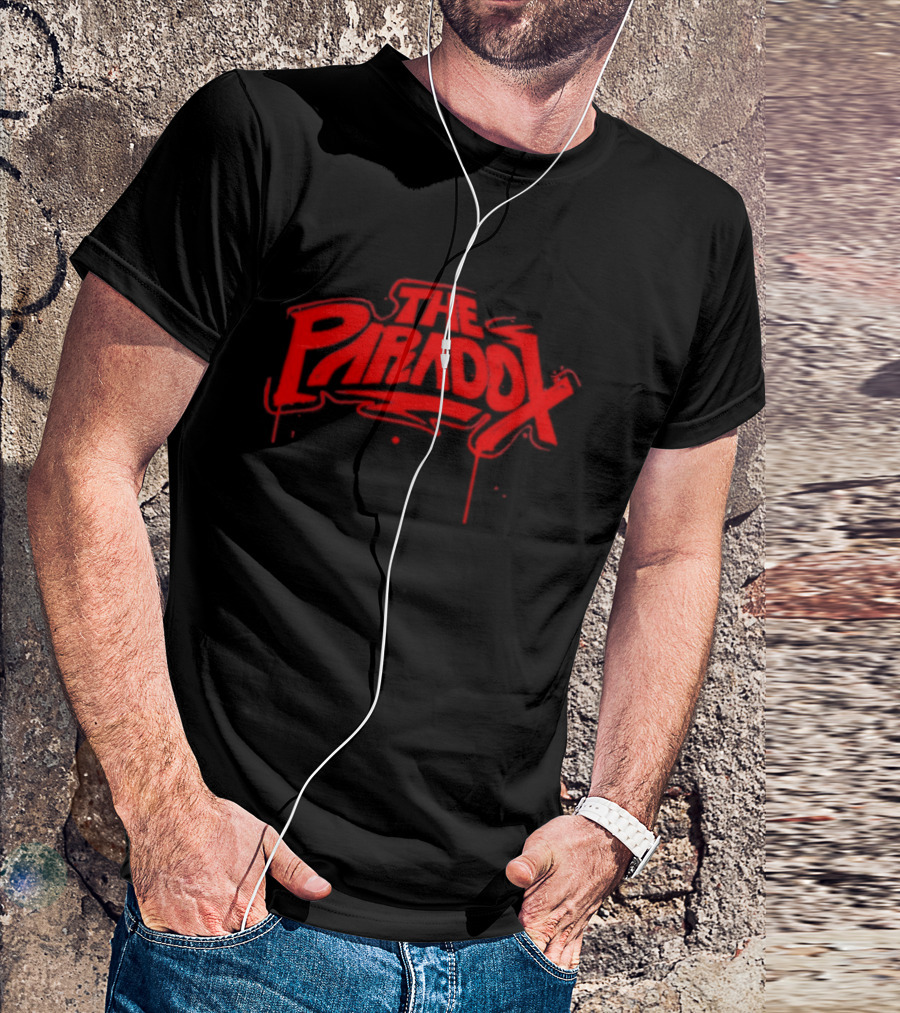 The Paradox Red Dripping Spray Paint T-Shirt