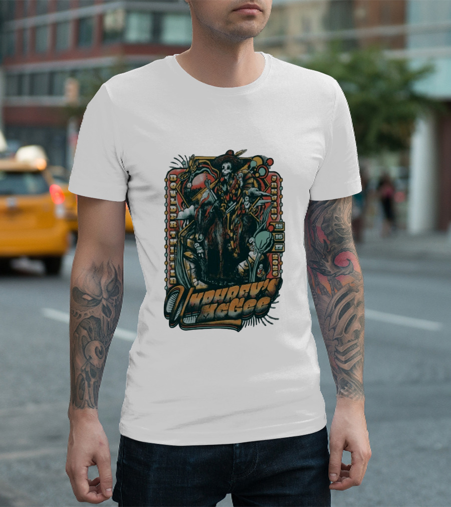 Umphrey's McGee Boulder Theater January 15 16 17 2026 Skeleton T-Shirt