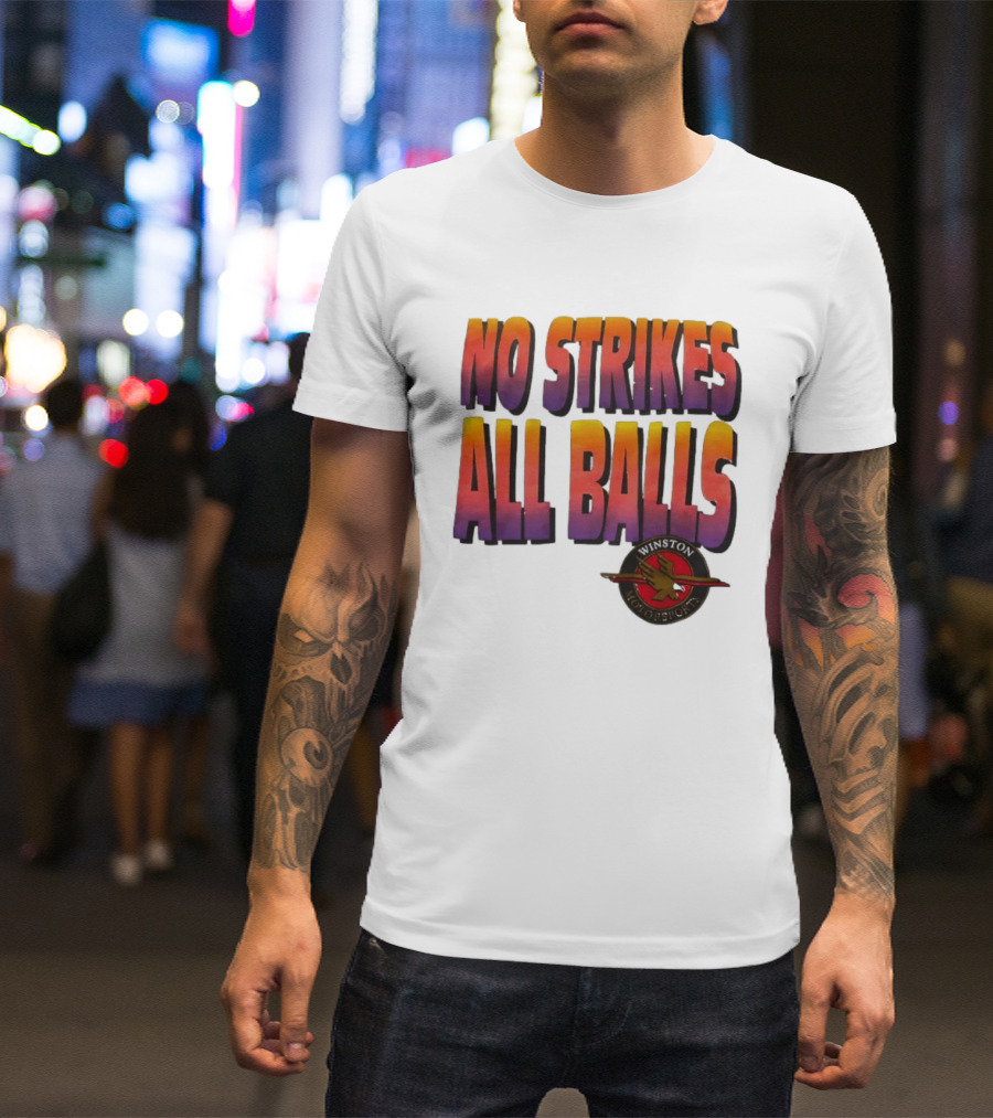 Winston Motorsports No Strikes All Balls T-Shirt