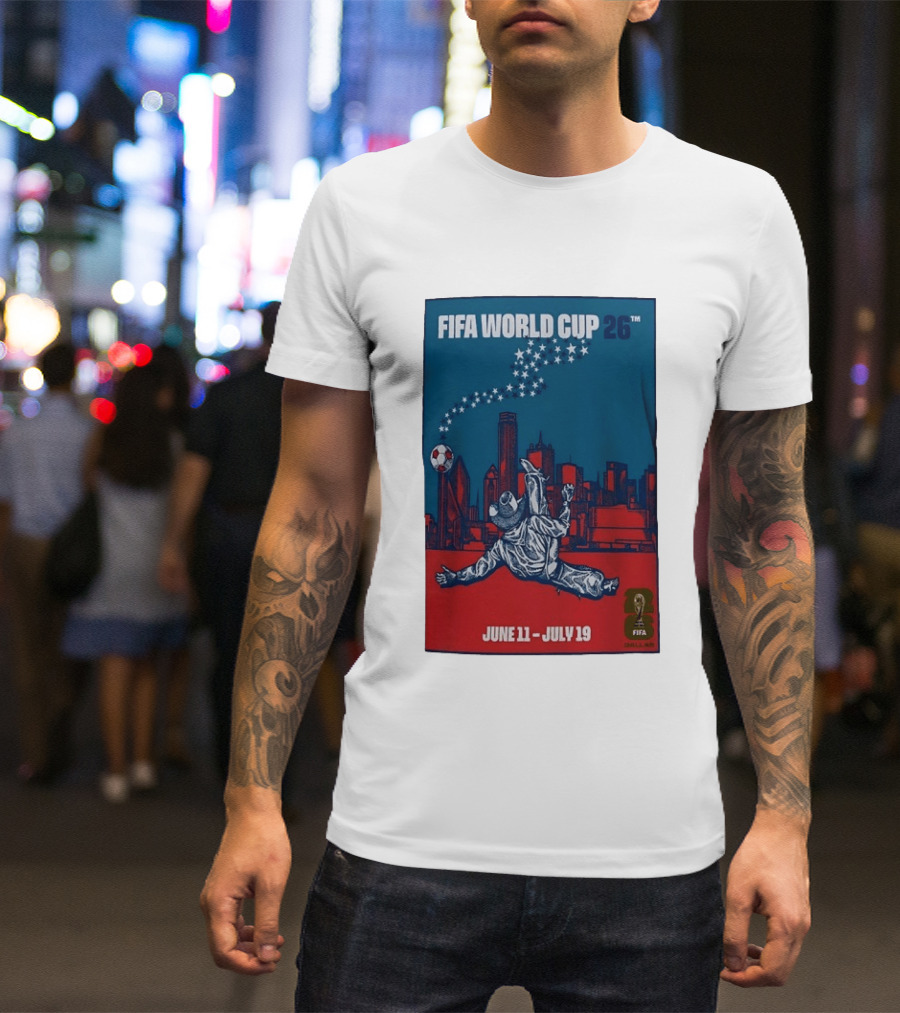 FIFA World Cup 2026 Dallas Cowboy June 11 July 19 T-Shirt