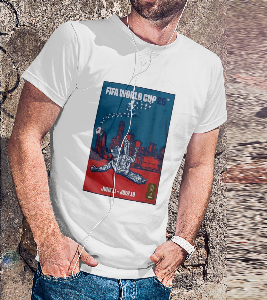 FIFA World Cup 2026 Dallas Cowboy June 11 July 19 T-Shirt