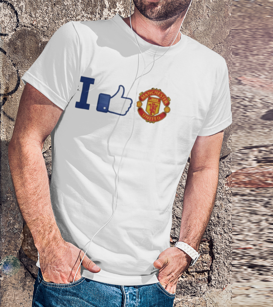 I Like Manchester United Thumbs Up T-Shirt
