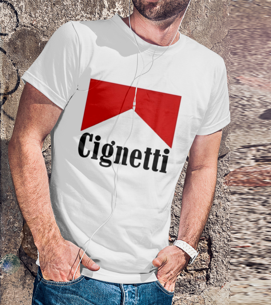 Indiana Hoosiers Curt Cignetti Marlboro Red Chevron T-Shirt