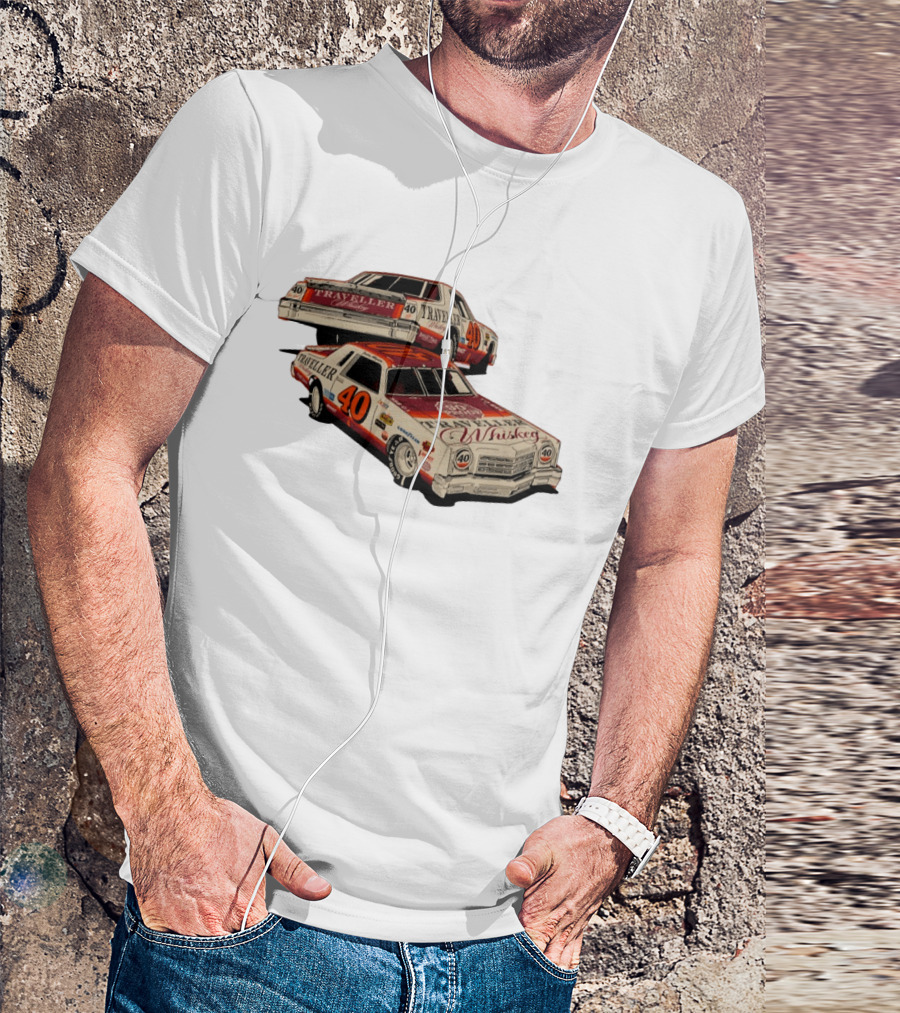 Justin Allgaier No 40 1978 Traveller Whiskey Die Cast Racing Car T-Shirt
