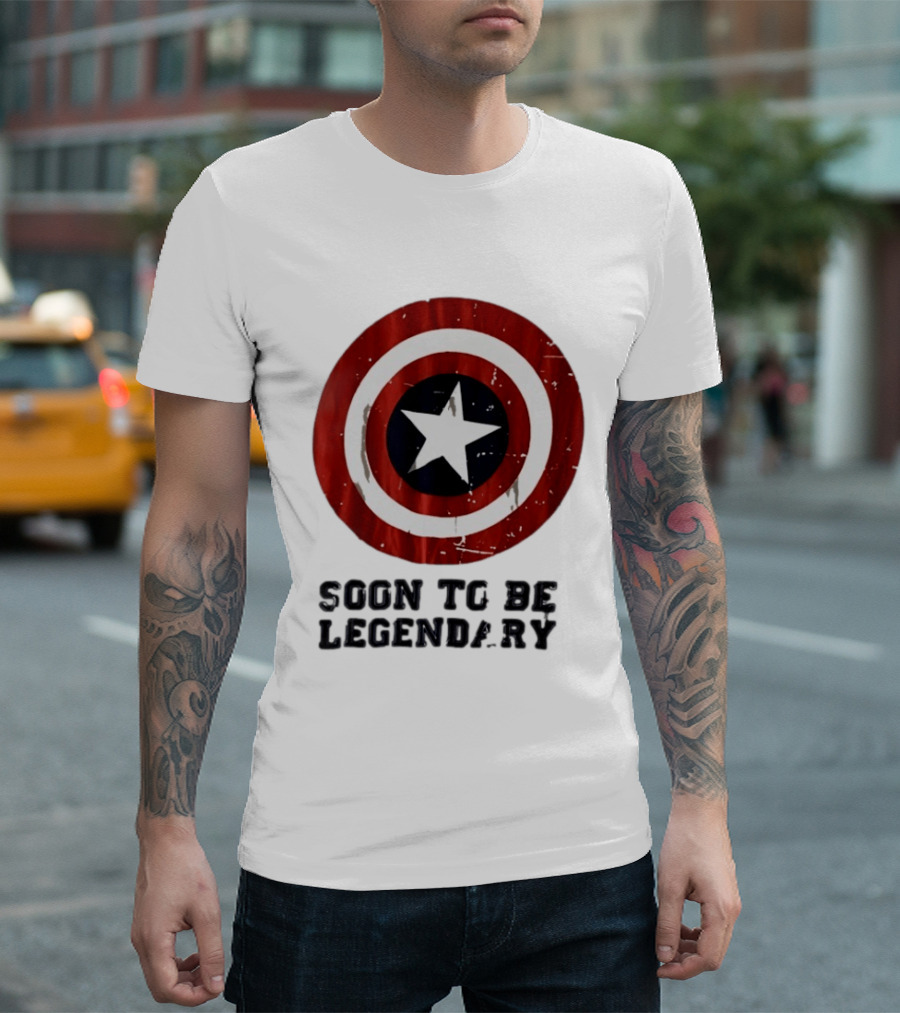 Captain America Shield Soon To Be Legendary Marvel T-Shirt