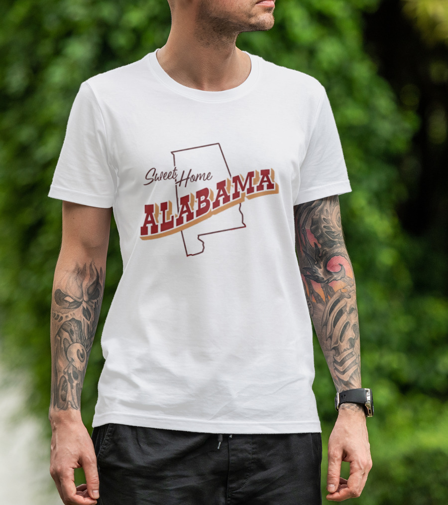 Sweet Home Alabama Map T-Shirt