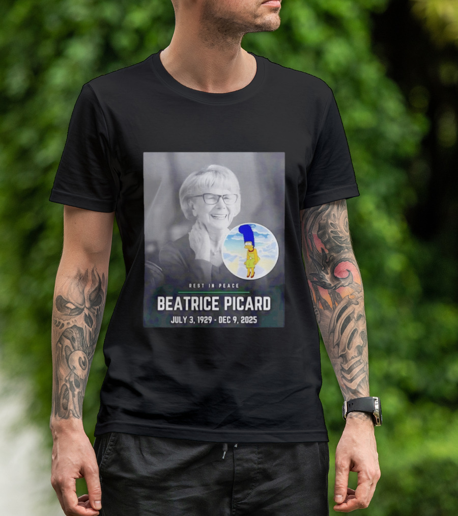 Rest In Peace Beatrice Picard July 3 1929 To Dec 9 2025 T-Shirt