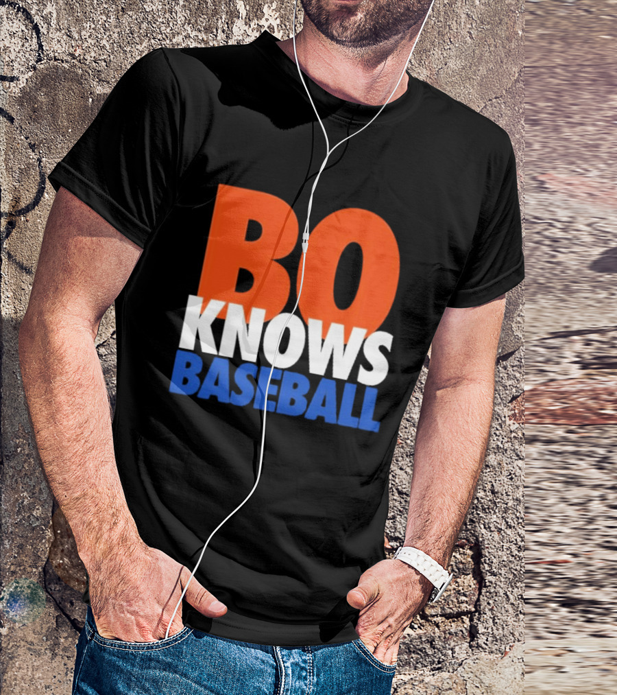 Bo Knows Baseball Retro Sports T-Shirt