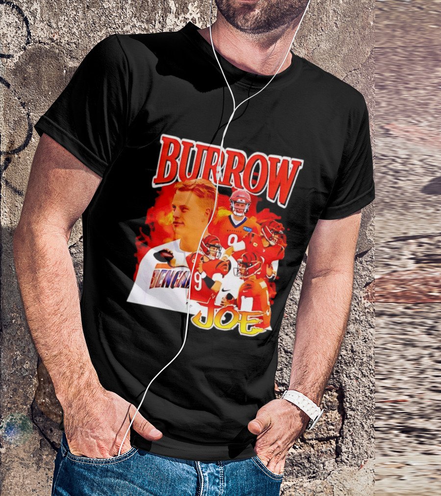 Burrow Joe 9 Cincinnati Bengals Football Star Blazing T-Shirt
