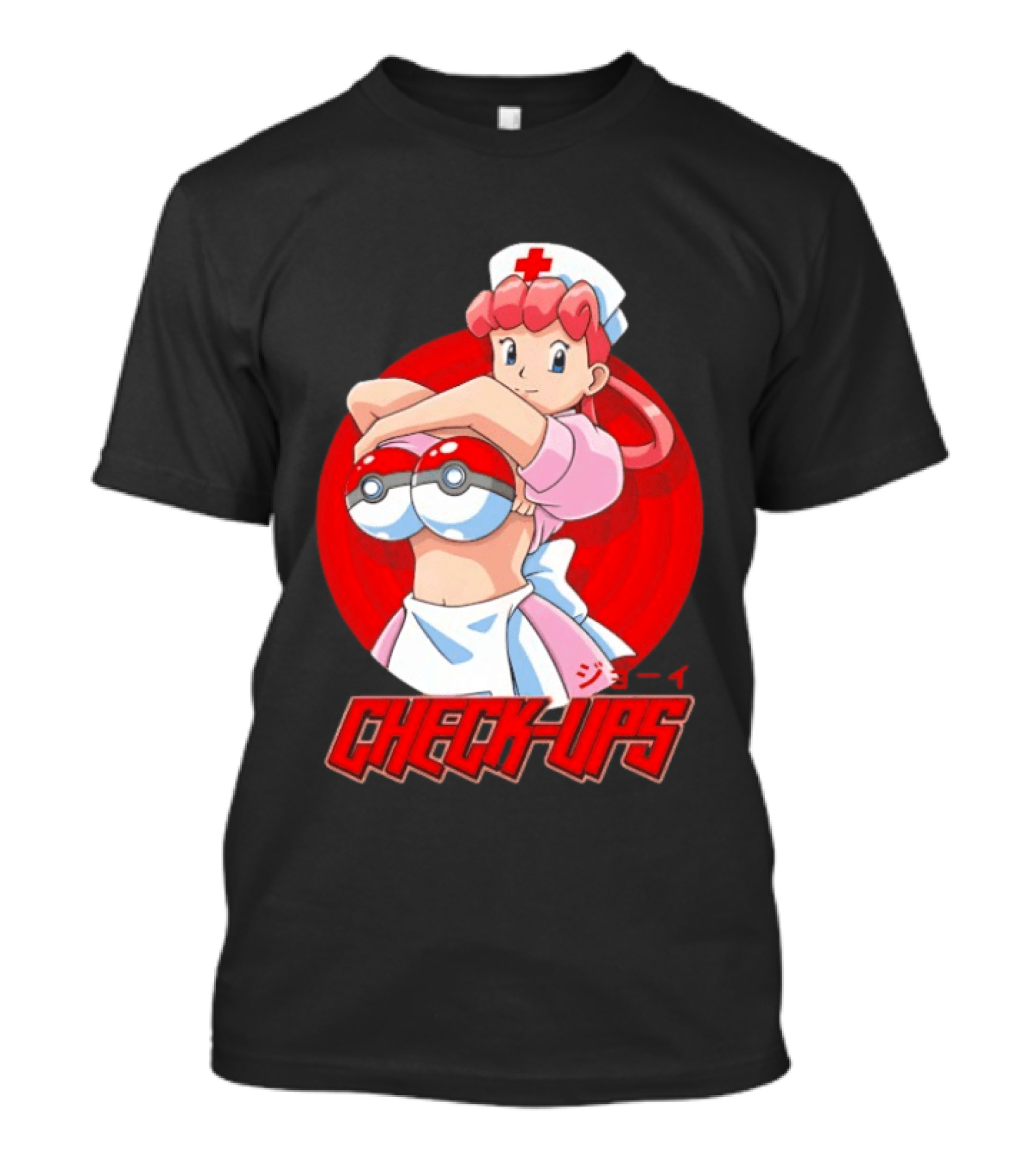 Check Ups Nurse Joy Pokeball Nurse T-Shirt