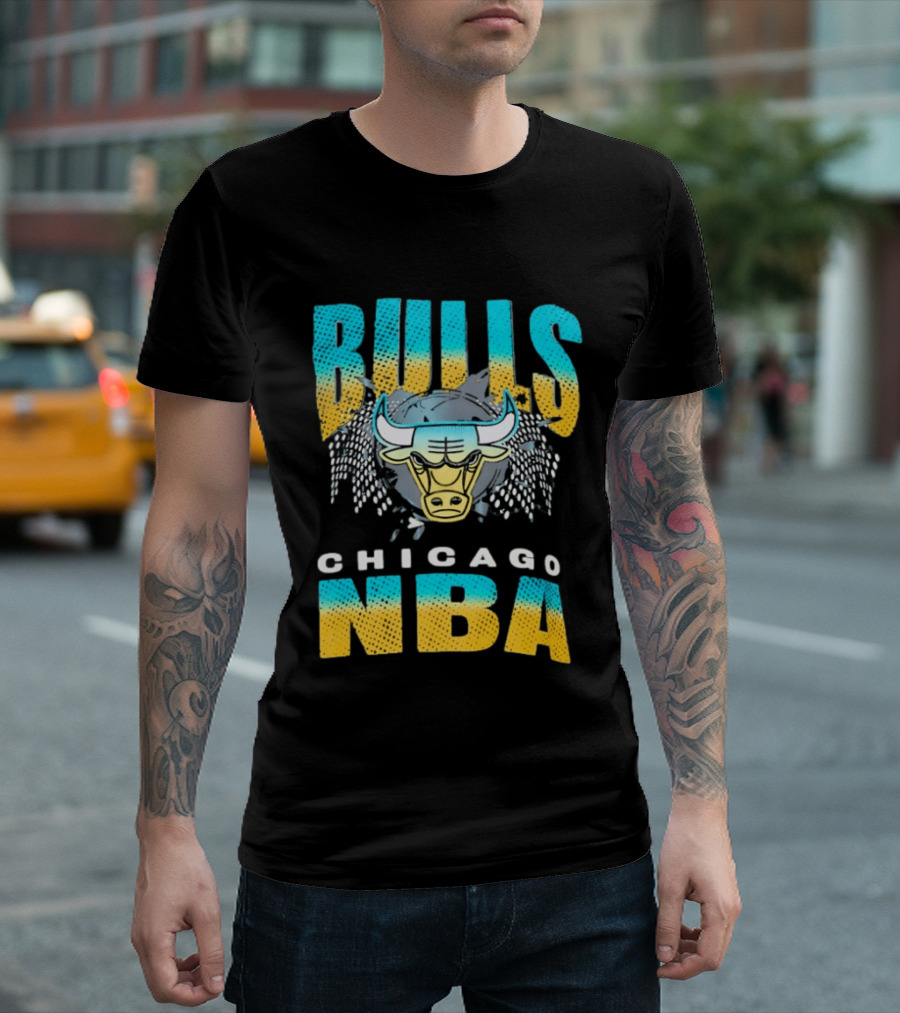 Chicago Bulls NBA Head Bull T-Shirt