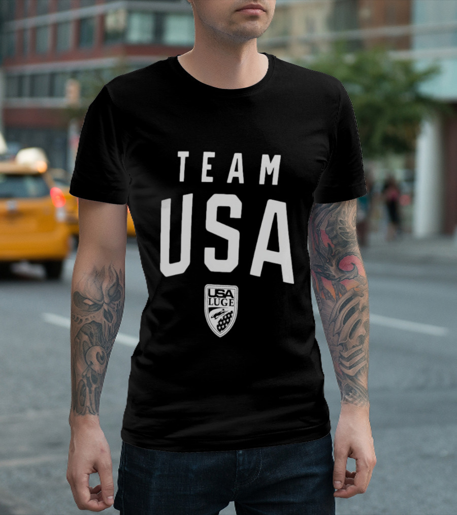 Team USA Luge Winter Sports T-Shirt