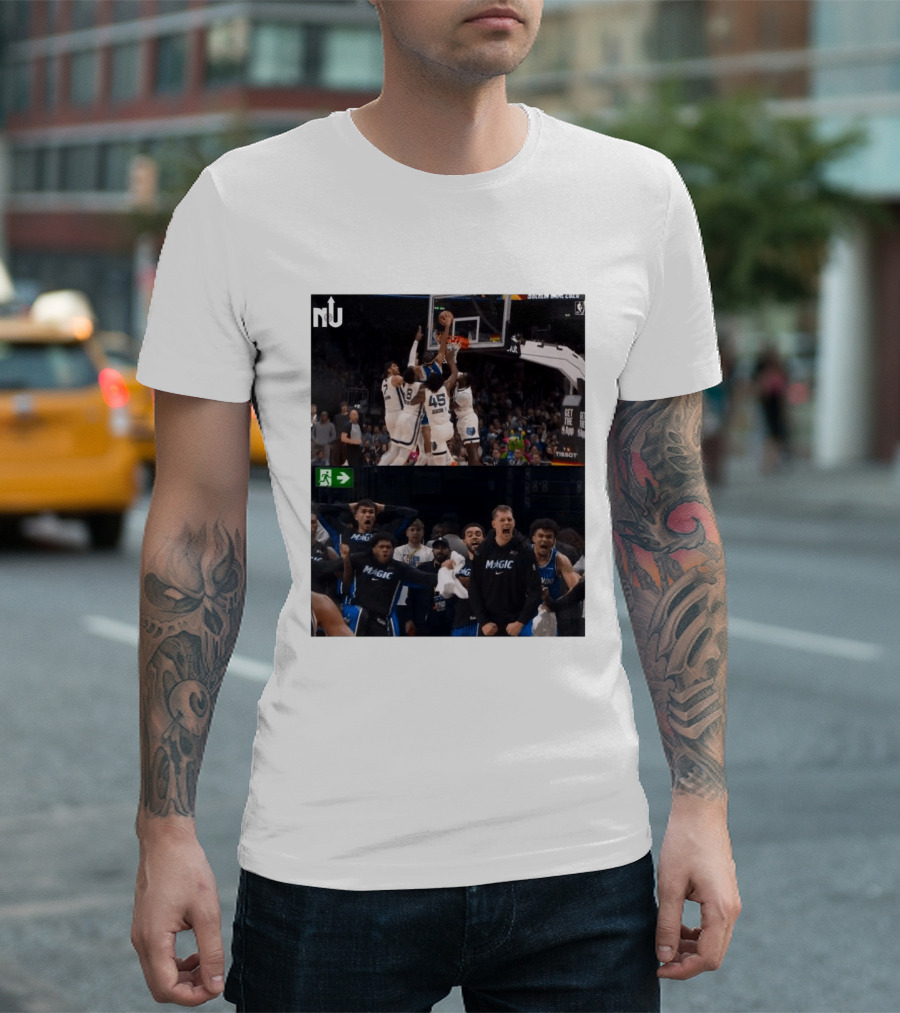 Anthony Black Dunk Against Memphis Grizzlies Magic Reaction T-Shirt