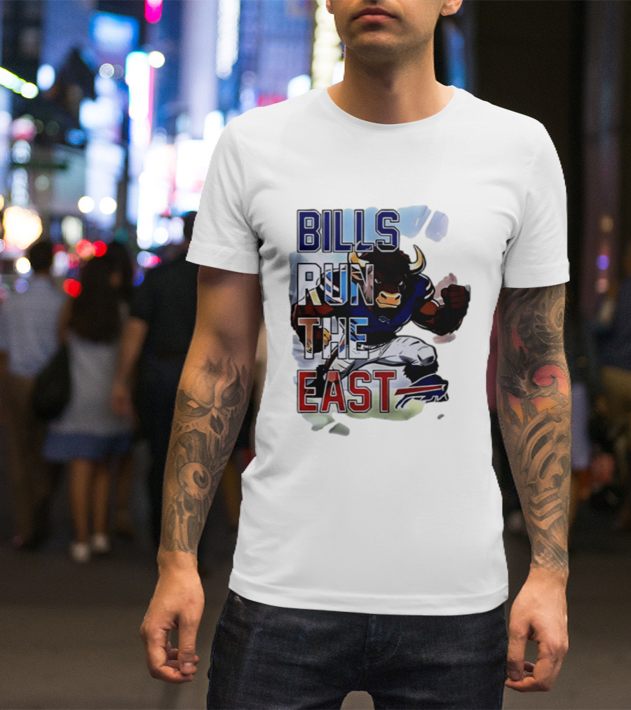 Bills Run The East Buffalo Bills 2025 Wild Card Weekend T-Shirt