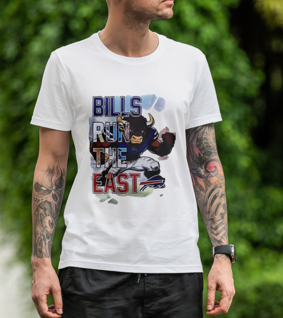 Bills Run The East Buffalo Bills 2025 Wild Card Weekend T-Shirt