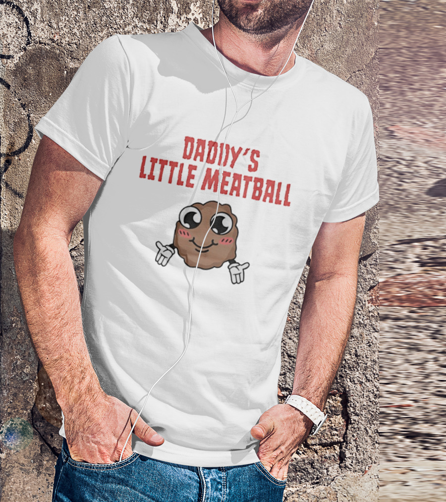 Daddy's Little Meatball Happy Gilmore 2 Fun Cartoon T-Shirt