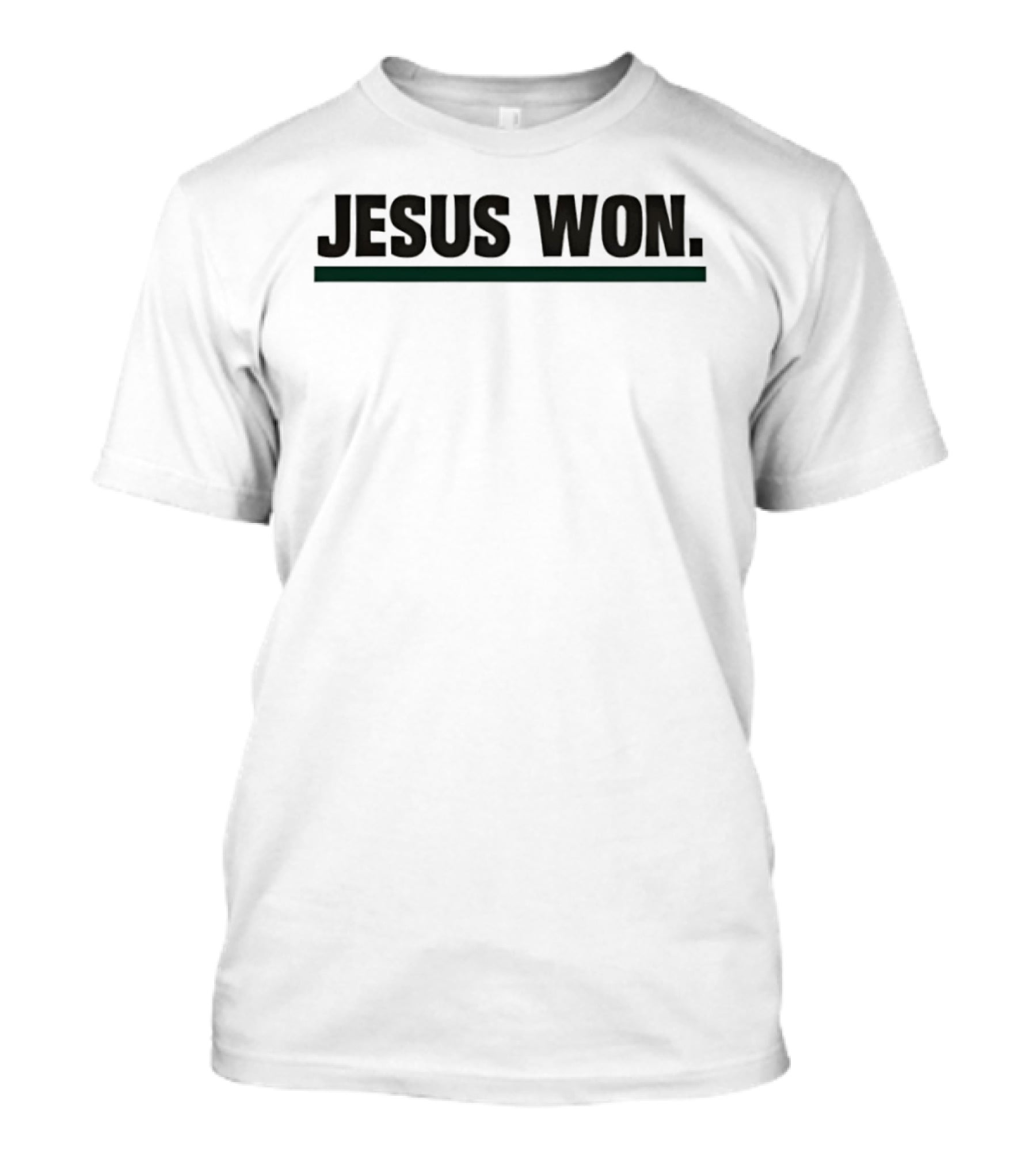 Huntington Foresters Basketball Jesus Won Victory Celebration T-Shirt