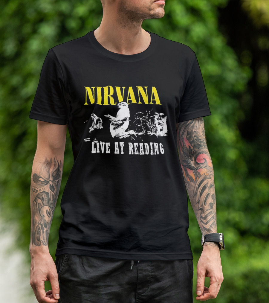Nirvana Live At Reading Festival Iconic Performance 1992 T-Shirt
