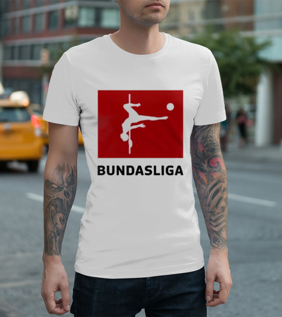 CA$HANOVA BULHAR BUNDASLIGA Parody Soccer Pole Dance Icon Red T-Shirt