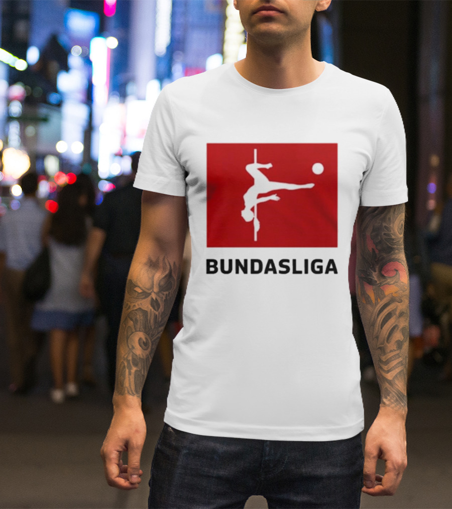 CA$HANOVA BULHAR BUNDASLIGA Parody Soccer Pole Dance Icon Red T-Shirt