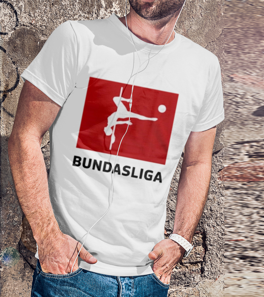 CA$HANOVA BULHAR BUNDASLIGA Parody Soccer Pole Dance Icon Red T-Shirt