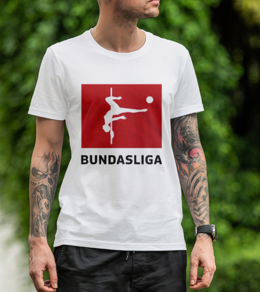 CA$HANOVA BULHAR BUNDASLIGA Parody Soccer Pole Dance Icon Red T-Shirt