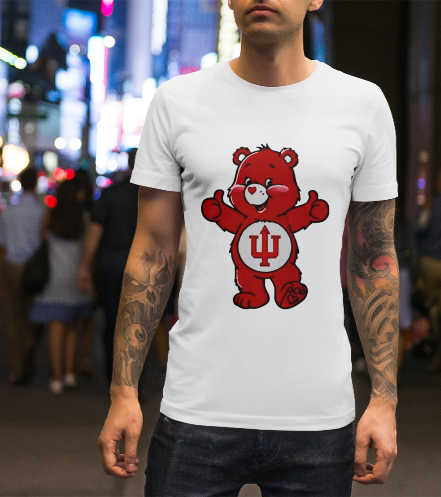Indiana Hoosiers Bear Mascot Thumbs Up T-Shirt