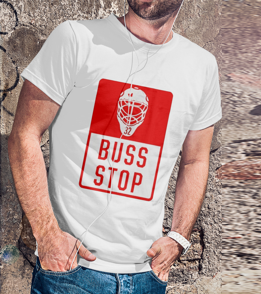 Carolina Hurricanes Buss Stop 32 Mask T-Shirt