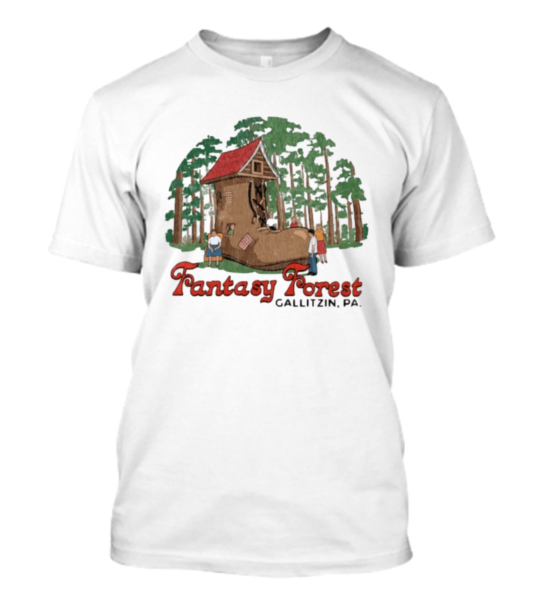 Fantasy Forest Gallitzin PA Boot House Adventure T-Shirt
