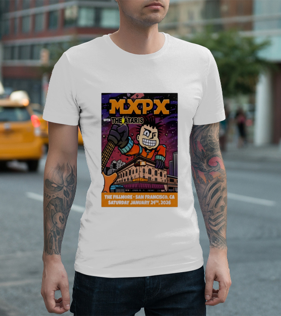 MXPX With The Ataris The Fillmore San Francisco January 24 2026 T-Shirt