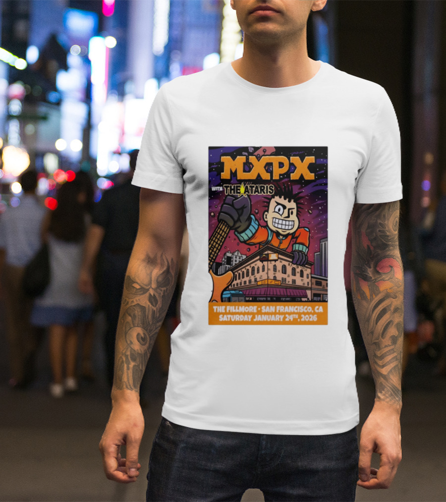 MXPX With The Ataris The Fillmore San Francisco January 24 2026 T-Shirt