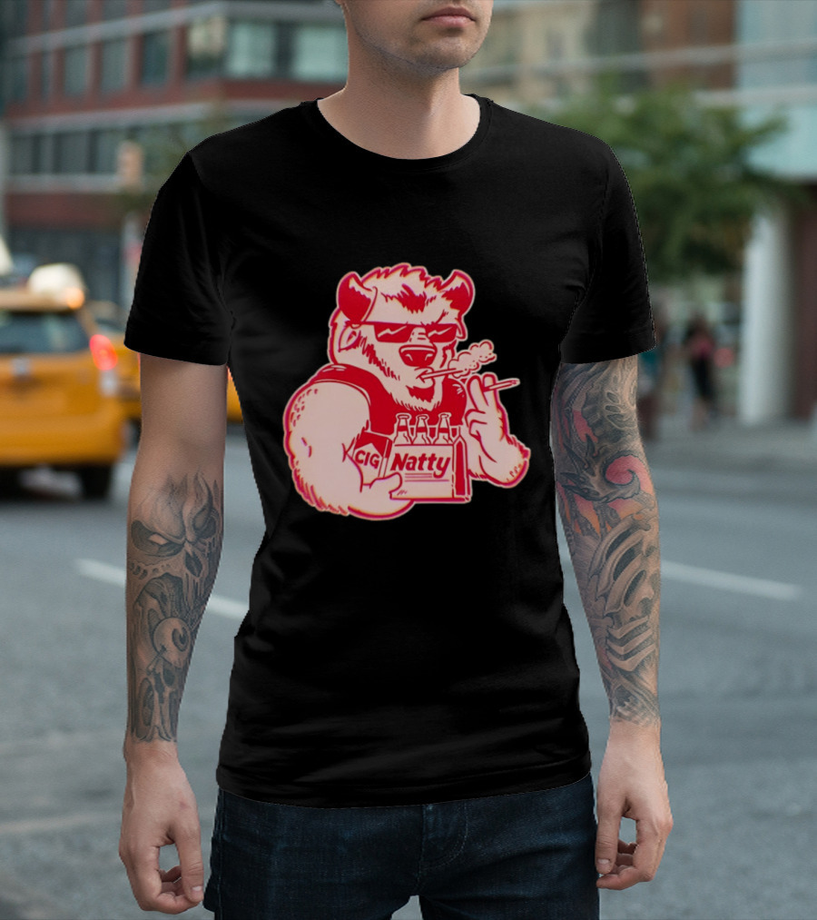 Coach Cignetti Indiana Hoosiers Football Bison Smoking CIG Natty T-Shirt