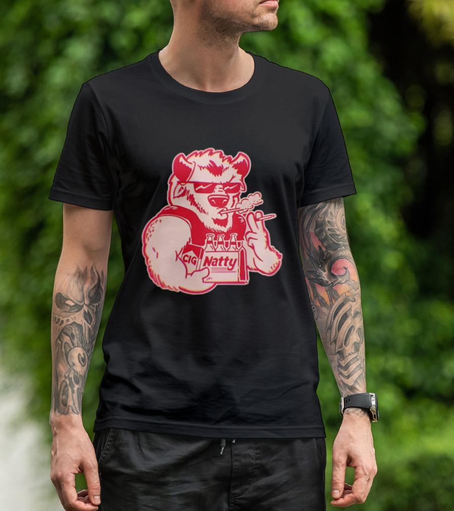 Coach Cignetti Indiana Hoosiers Football Bison Smoking CIG Natty T-Shirt