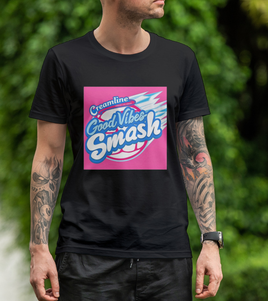 Creamline Good Vibes Smash Creamy Ice Cream Burst T-Shirt