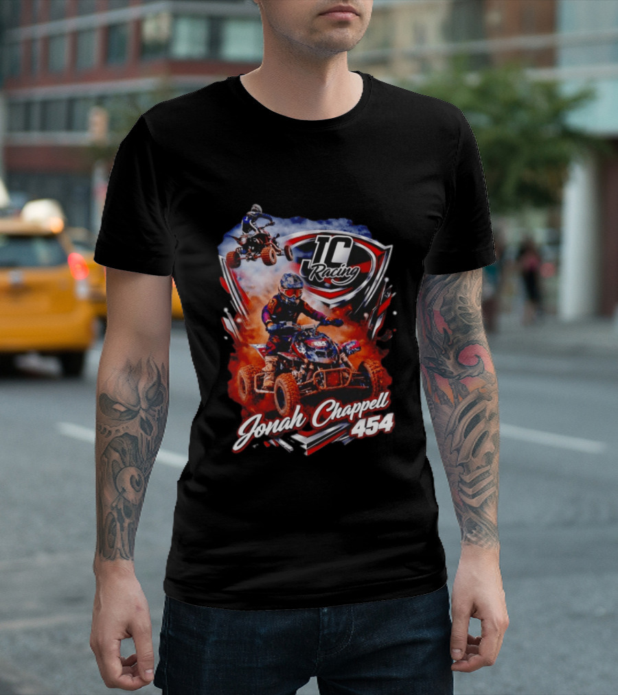 Jonah Chappell 454 JC Racing ATV Motocross Action T-Shirt