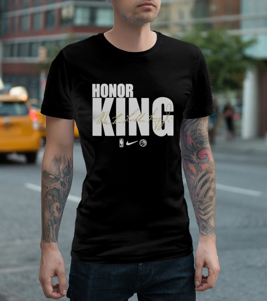 Honor King Martin Luther King Jr LeBron James NBA Nike T-Shirt