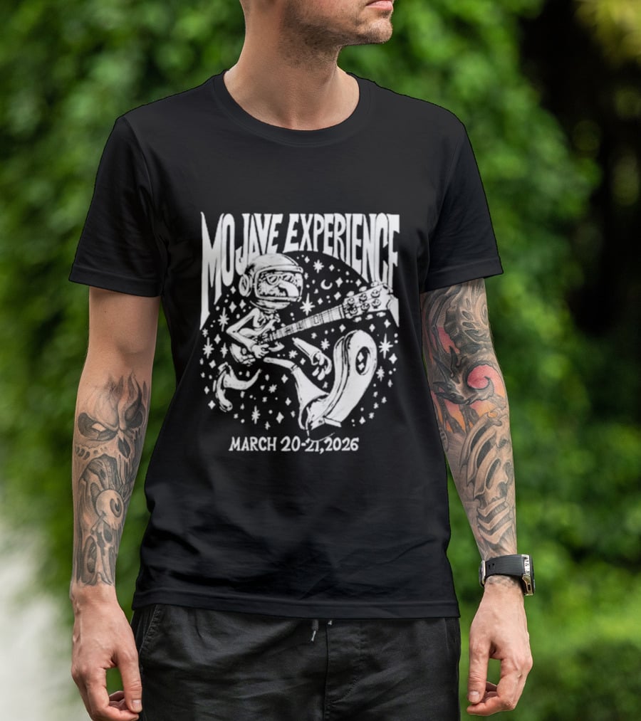 Mojave Experience March 20 21 2026 Alien Guitar Adventure T-Shirt
