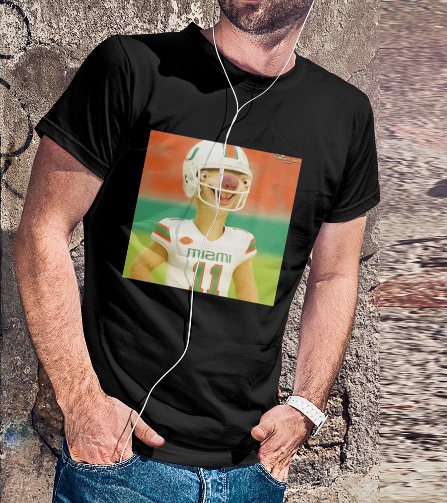 Sid Miami Hurricanes Football Jersey T-Shirt
